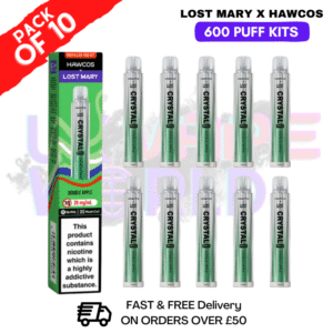 Double Apple Lost Mary Crystal Pro 600 Puff Box Of 10