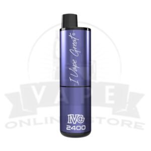 Grape Ice IVG 2400 Puffs Disposable Vape kit